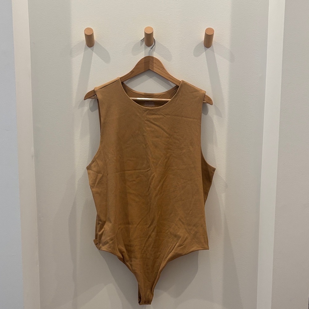 Nuuds Ribbed Sleeveless Bodysuit